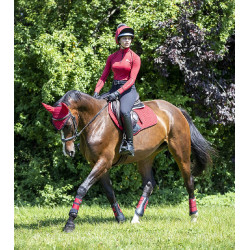 Boné anti-moscas LeMieux Classic Chilli Vermelho Boné anti-moscas LeMieux Classic Chilli Vermelho