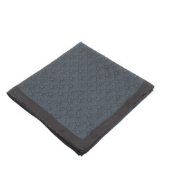 Lenço Pénélope Mya Preto / azul-petróleo