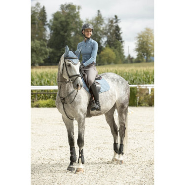 Boné anti-moscas LeMieux Classic Azul gelo Boné anti-moscas LeMieux Classic Azul gelo