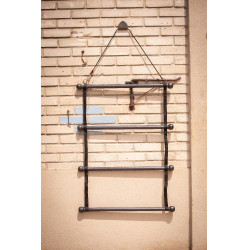 Suporte para mantas de sela Paddock Sports Preto