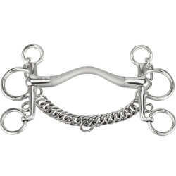 Mors pelham Sprenger Satinox passagem de língua