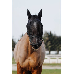 Cabresto + máscara Equithème Preto
