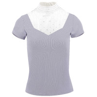 Polo Equithème Lerma de mangas curtas Violeta