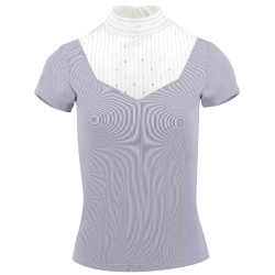 Polo Equithème Lerma de mangas curtas Violeta