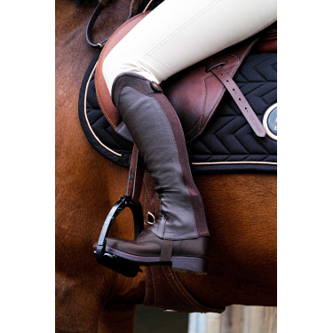 Mini-chaps Equithème Sparkly Castanho Mini-chaps Equithème Sparkly Castanho