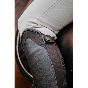 Mini-chaps Equithème Sparkly Castanho Mini-chaps Equithème Sparkly Castanho