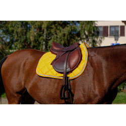 Almofada de sela Equithème Classic Amarelo