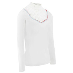 Polo Equithème Cabourg lange mouwen Branco