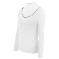 Polo Equithème Cabourg lange mouwen Branco