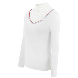 Polo Equithème Cabourg lange mouwen Branco