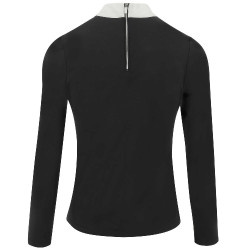 Polo Equithème Valencia de manga comprida Preto Polo Equithème Valencia de manga comprida Preto