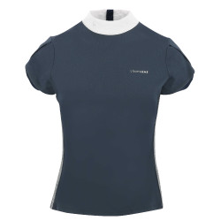 Polo Equithème Ocala de mangas curtas Azul-marinho Polo Equithème Ocala de mangas curtas Azul-marinho