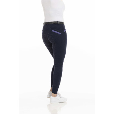 Calça Equithème Kylie com assento de silicone Azul-marinho Calça Equithème Kylie com assento de silicone Azul-marinho