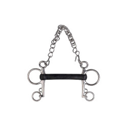 Mors Pelham Metalab borracha macia reta