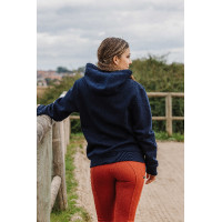 Calça Equithème Brigitte com fundo de silicone Branco