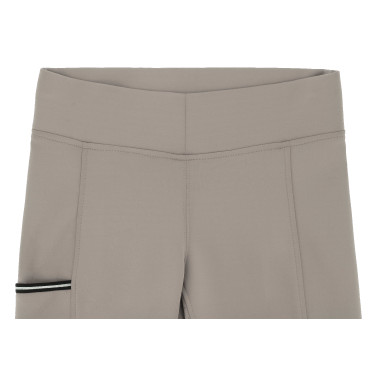 Calça Equithème Brigitte com fundo de silicone  Cinzento-acastanhado Castanho