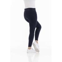 Calça Equithème Pamela com silicone Preto Calça Equithème Pamela com silicone Preto