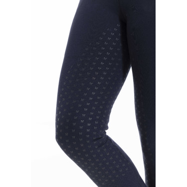 Calça Equithème Pamela com silicone Azul-marinho