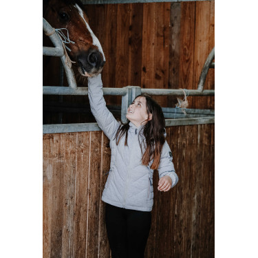 Gewatteerde jas Equithème Lara kind Cinza mesclado Cinzento Gewatteerde jas Equithème Lara kind Cinza mesclado Cinzento