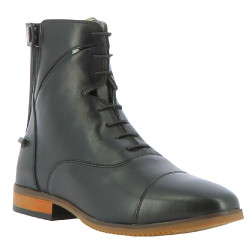 Botas Equithème Wavy com atacadores/fecho éclair Preto