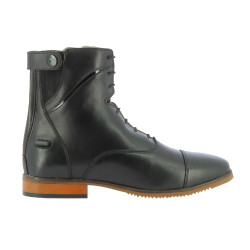 Botas Equithème Wavy com atacadores/fecho éclair Preto