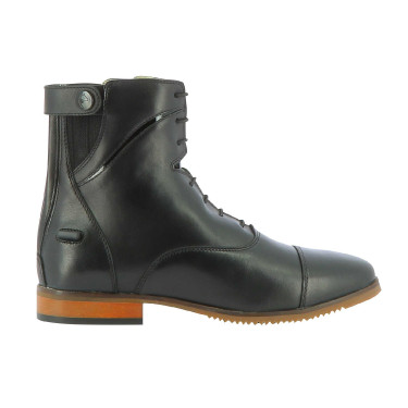 Botas Equithème Wavy com atacadores/fecho éclair Preto