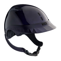 Capacete de equitação NACA Gravity XP carbono Preto carbono brilhante / ouro rosa