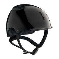Capacete de equitação NACA Gravity S carbono Carvão azul brilhante
