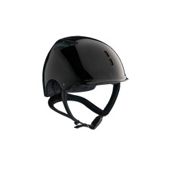 Capacete de equitação NACA Gravity S carbono Preto carbono brilhante / ouro rosa