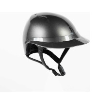 Capacete de equitação NACA Gravity S carbono Cinza grafite / preto