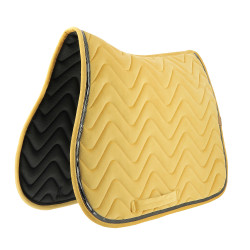 Almofada de sela Equithème Glossy Amarelo