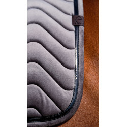 Almofada de sela Equithème Glossy Cinzento