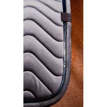 Almofada de sela Equithème Glossy Cinzento