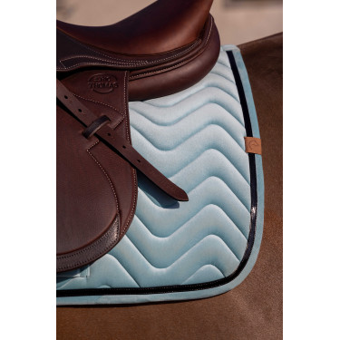Almofada de sela Equithème Glossy Verde claro Almofada de sela Equithème Glossy Verde claro
