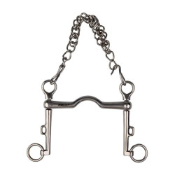 Mors de embocadura Metalab com passagem de língua