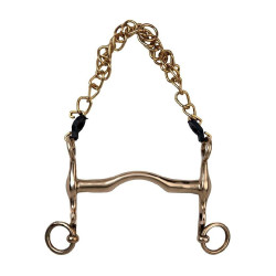 Freio de embocadura Metalab cyprium hastes curtas