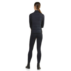 Colete sem mangas acolchoado Ego7 Dea feminino com laterais elásticas Marinho Azul-marinho