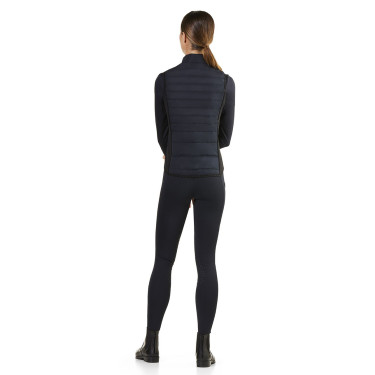 Colete sem mangas acolchoado Ego7 Dea feminino com laterais elásticas Marinho Azul-marinho