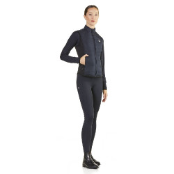 Colete sem mangas acolchoado Ego7 Dea feminino com laterais elásticas Marinho Azul-marinho