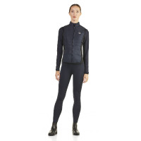 Colete sem mangas acolchoado Ego7 Dea feminino com laterais elásticas Marinho Azul-marinho