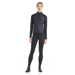 Colete sem mangas acolchoado Ego7 Dea feminino com laterais elásticas Marinho Azul-marinho
