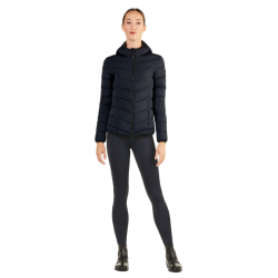 Casaco curto acolchoado Ego7 Febe com capuz para mulher