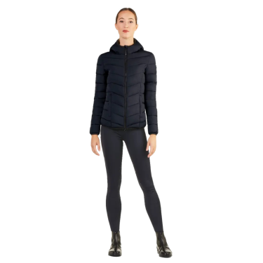 Casaco curto acolchoado Ego7 Febe com capuz para mulher