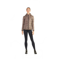 Casaco curto acolchoado Ego7 Febe com capuz para mulher