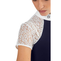 Pólo de competição Florentine Ego7 de mangas compridas para mulher