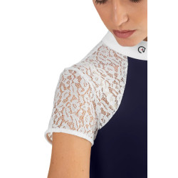 Pólo de competição Florentine Ego7 de mangas compridas para mulher