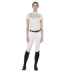 Polo de concurso Nina Ego7 de mangas curtas para mulher