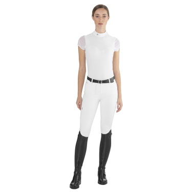 Polo de concurso Rita Ego7 de mangas curtas para mulher