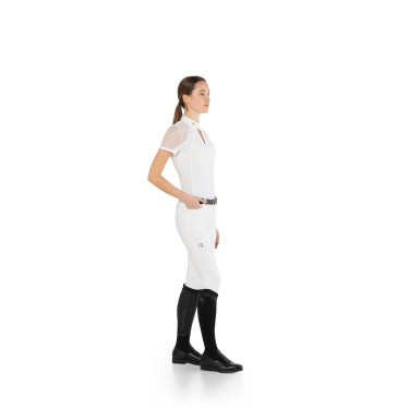 Polo de competição Teresa Ego7 de manga curta para mulher