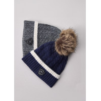 Gorro com pompom Horseware AA Monogram Marinho Azul-marinho